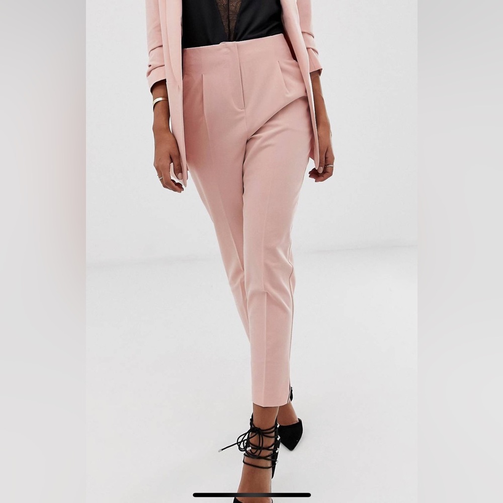 ASOS Design High Waist Cigarette Pants